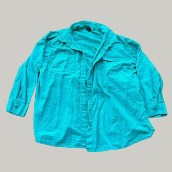 EUC Beach Cover Up Button Down - Picture 1 of 3